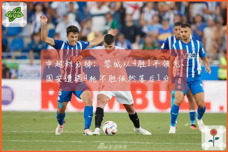 中超积分榜:蓉城以4胜1平领先,国安遭遇4轮不胜依然落后1分